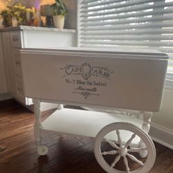 ETHAN ALLEN Hitchcock Style, White Hand Painted