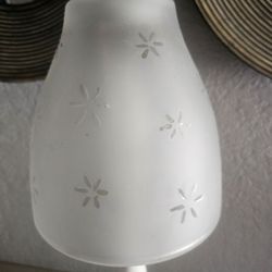 Frosted Glass Lamp Shade with Star Pattern