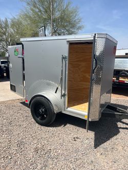 2026 enclosed cargo trailer 4’x6’