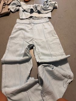 Pants and crop size M