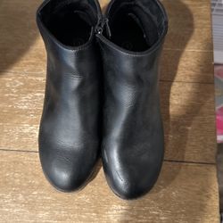 Girls Black Boots