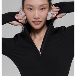 Womens Alo Alosoft 1/2 Zip Rapid Pullover Is Original 