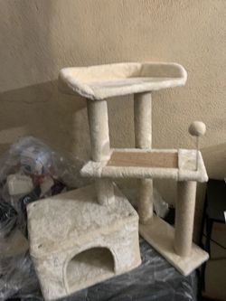 Cat Tree with Condo and Scratching Post