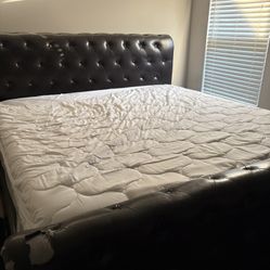 King Bed With Mattress And Box Spring 