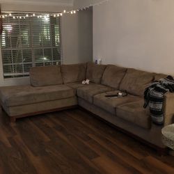 Large Two-Piece Sectional Couch