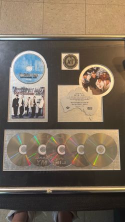 backstreet boys 5x platinum framed in 98