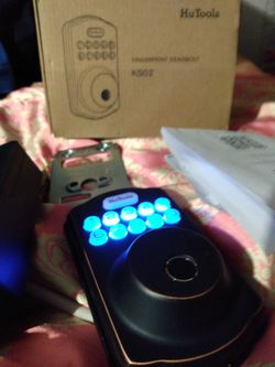 Fingerprint Plus Keypad Entrance Deadbolt