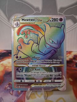 Mewtwo VSTAR #079 Secret Rare SW&SH pokémon Go  Near Mint