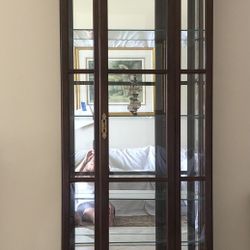 Ethan Allen Curio Cabinet 