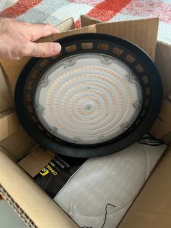 QINGC 150W LED High Bay Light 2700K- new open box