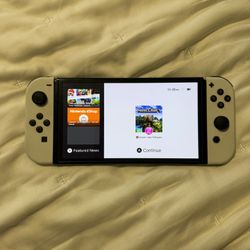 Nintendo Switch Oled  And Game