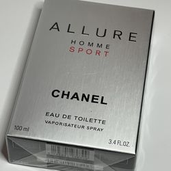 CHANEL ALLURE HOMME SPORT Eau de Toilette Spray 3.4 Fl. Oz.