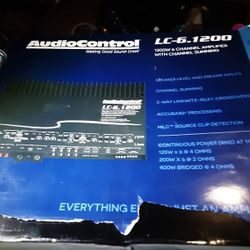 Audiocontrol Lc-6.1200 6 Channel Pro Car Amplifier 