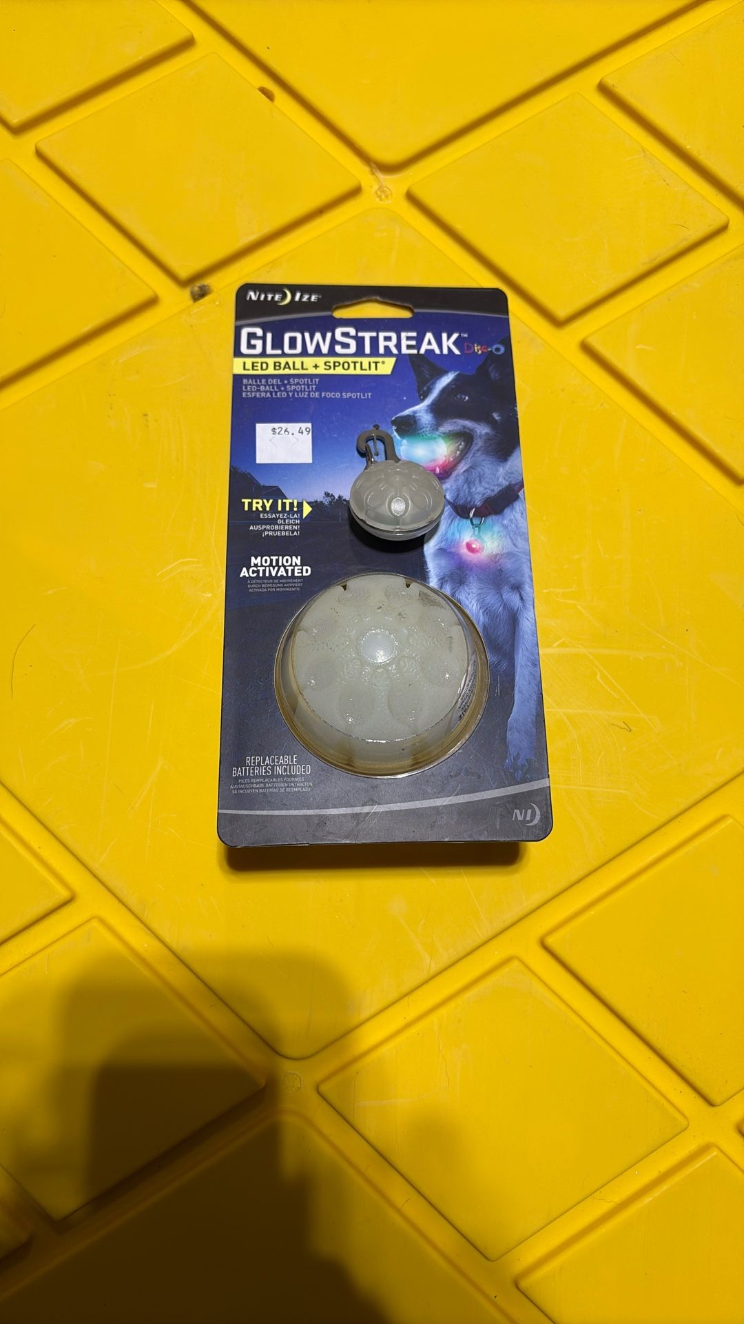 Glow Streak Led Ball And Light Up collar Attachment