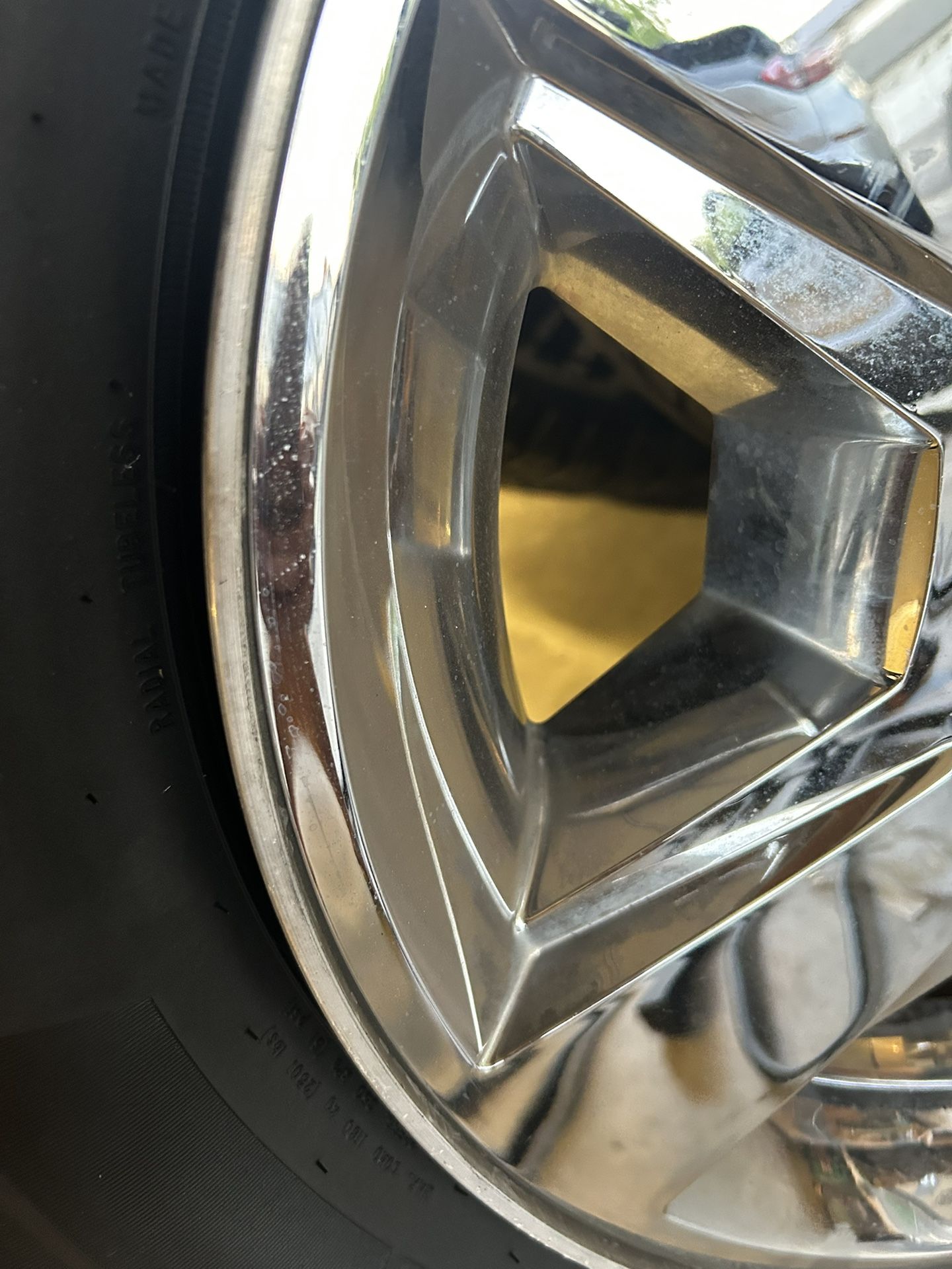 Cooper Tires and chrome rims 265/2R18