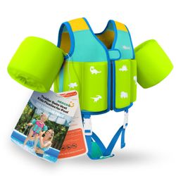Brand New AEOCOO Kids Swim Vest - Blue, Toddler Size S