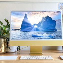 ✨ Gold Apple iMac M1 – Excellent Condition
