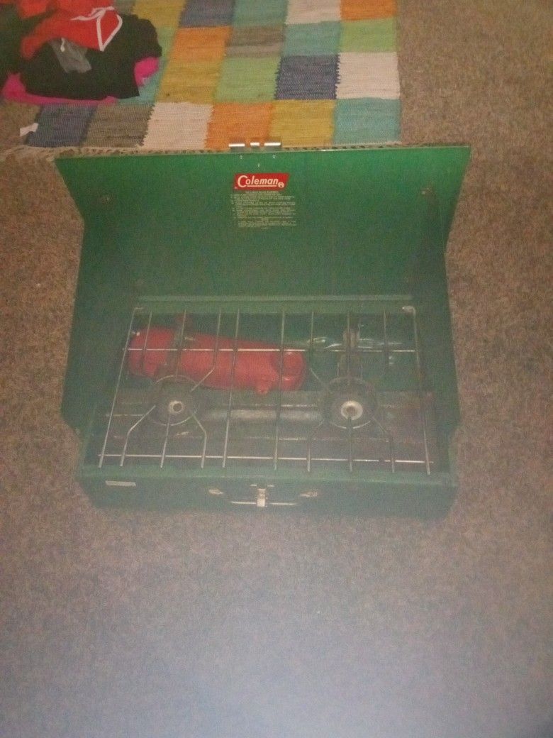 2 Burner Colman Propane Cooking Stove