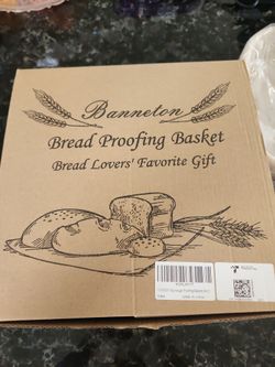 Sourdough bread proofing basket set