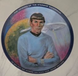 Star Trek Mr. Spock Ernst limited edition collectors plate