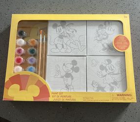 Disney Canvas Paint Set