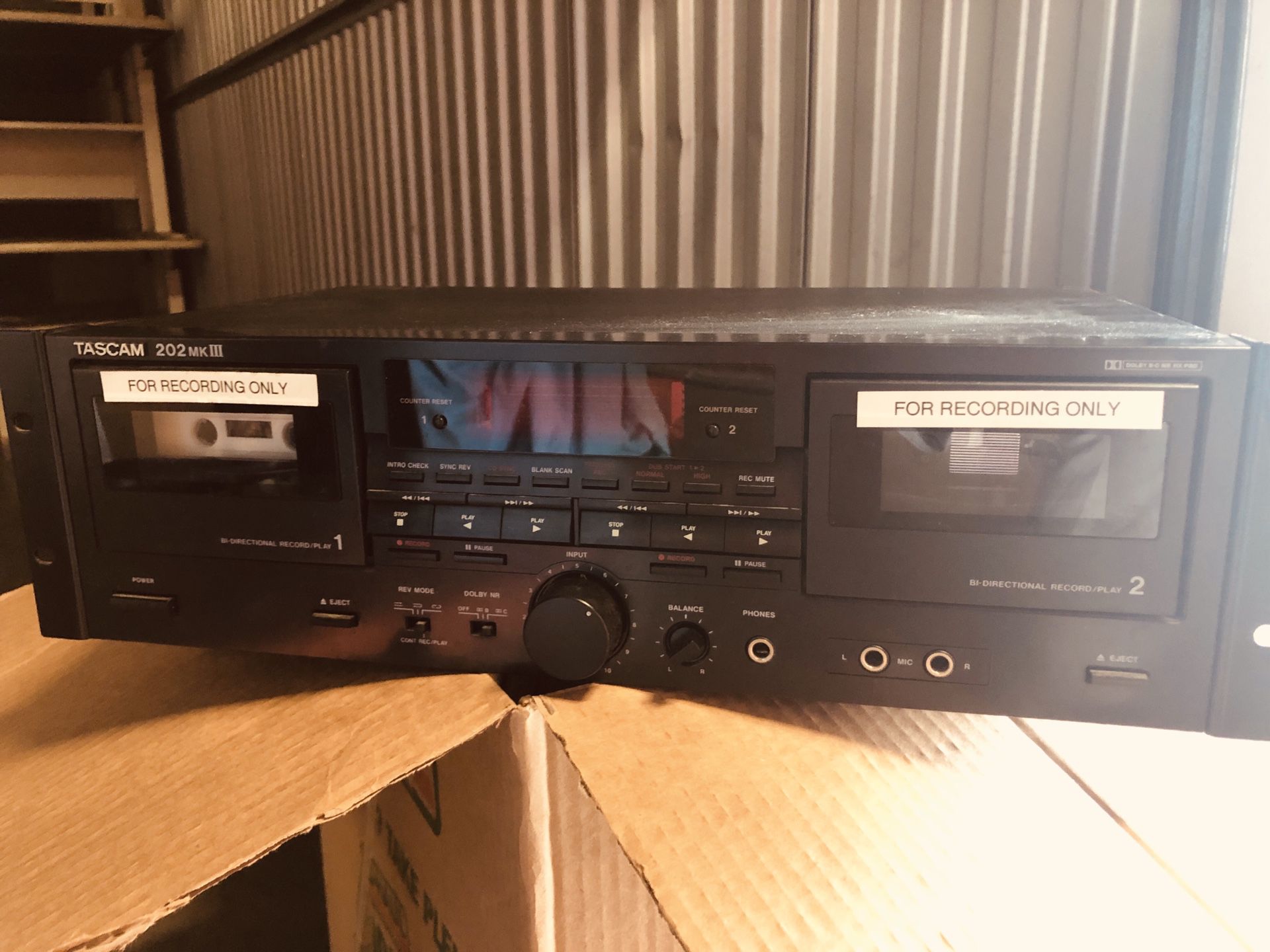 TASCAM Double Tape Recorder