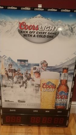 Coors Light Countdown to Superbowl