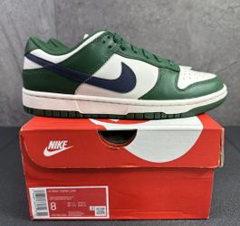 Nike Dunk Low 'Gorge Green Midnight Navy' Sz 8w 