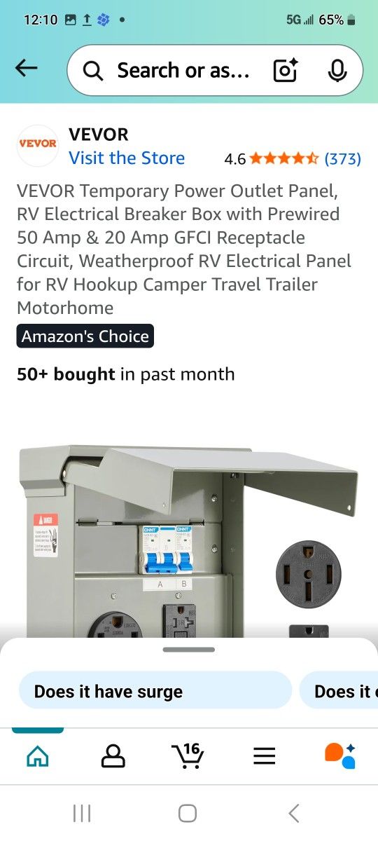 Power Outlet  Panel