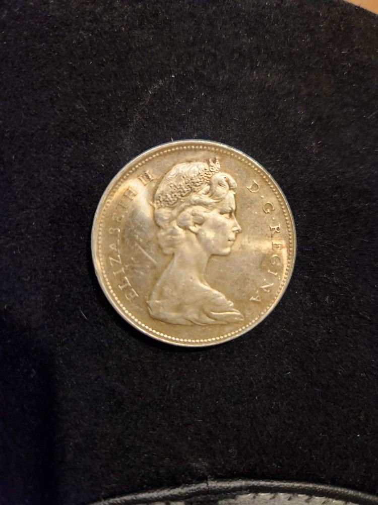 Canadian, silver coin