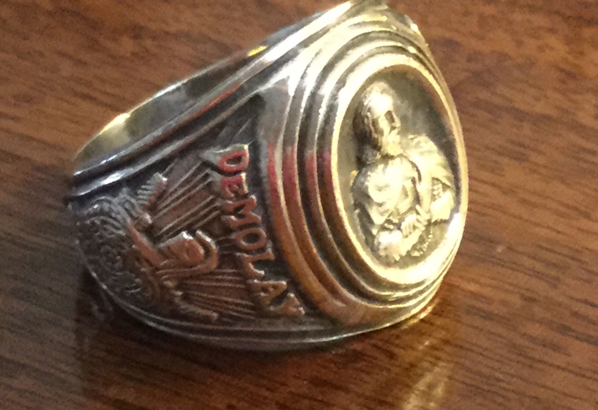 Demolay chevalier hotsell ring