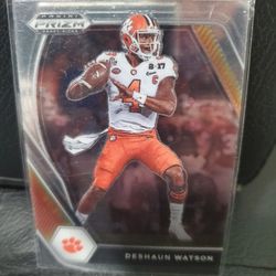DESAUN WATSON CLEMSON PRIZM COLLEGE CARD !