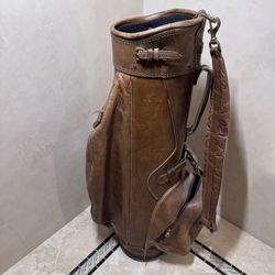 Vintage All Leather Polo Ralph Lauren Golf Bag