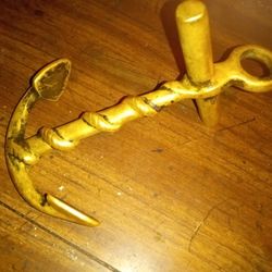 Vintage Solid Brass Anchor
