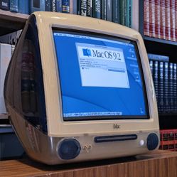 Vintage Apple iMac G3 Indigo (Slot-Loading) DV – 400MHz – Works Great – Mac OS 9