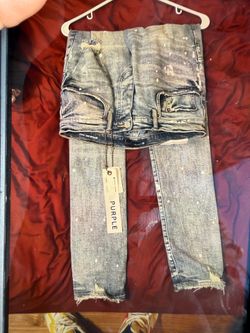 Purple Brand Distressed Paint Splatter Jeans NWT – Fast Sale