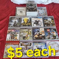 Sony PlayStation 3 Ps3 Games $5 Each 