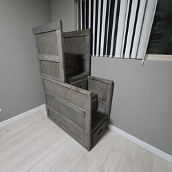 Combo bunk bed stairs and storage