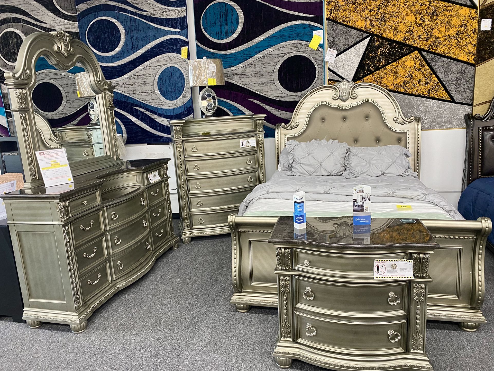 Queen Size Bedframe Set $1,999