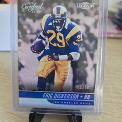 Rams Eric Dickerson Parallel Card