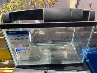 20 gallon glass aquarium with glass top