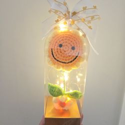 Hermoso Girasol Con Luz 