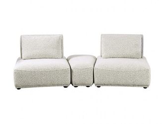 Stavanger Light Gray 2-Seater  w/Ottoman