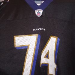 Michael Oher NFL Baltimore Ravens Reebok 2XL Jersey 