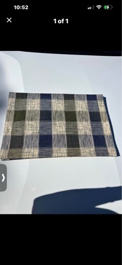 Plaid placemats