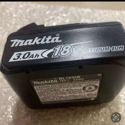 Makita New Battery 18v 3.0ah