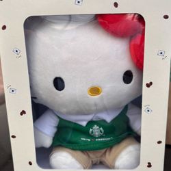 Hello Kitty Starbucks Plushie 