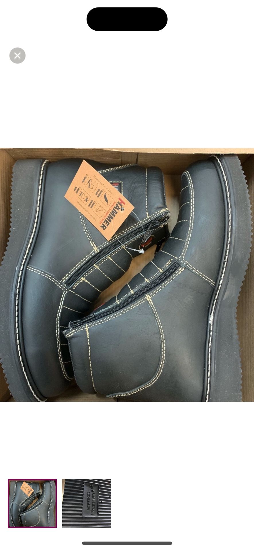 Hammer Soft Toe Work Boots Size 6-13