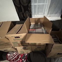 10 Uhaul boxes of Mixed Genres Music CDs 