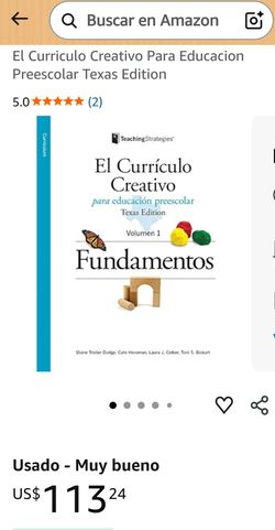 El currículo creativo para preescolar Juego de 5 volúmenes, edición en español